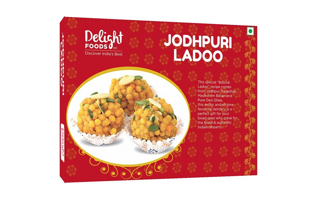 Delight Foods Jodhpuri Ladoo    Box  400 grams